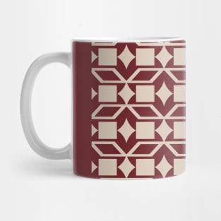 Abstract graphic white modern Mug